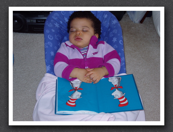 Asleep with a good book