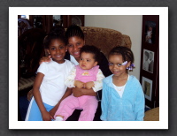 Kymora, Mommy, Kayla, and Sivon