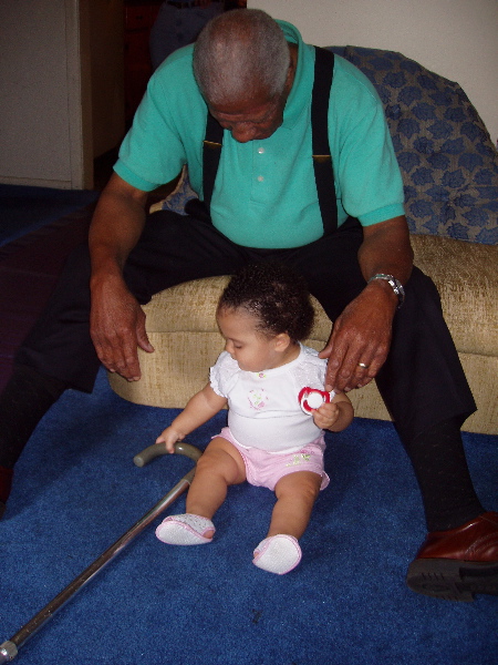 "I want to play with your cane, Granddaddy!"