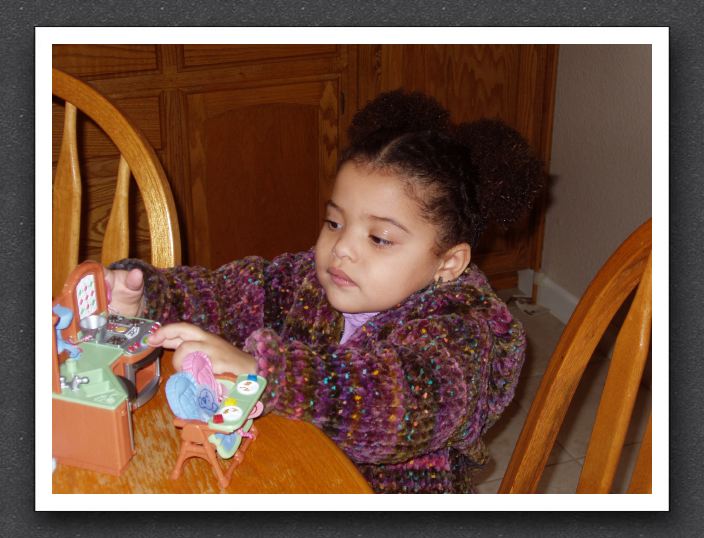 Kayla's doll-house kitchen