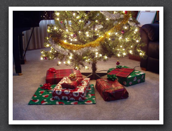 Presents under the tree