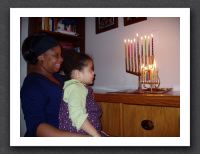 Chanukah candles