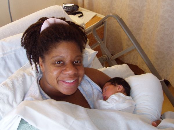 Mother and Daughter Resting