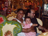 Kayla's First Carousel Ride