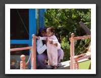 Mommy and Kayla on the Ark