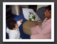 Kayla admires Grandma Daisy's