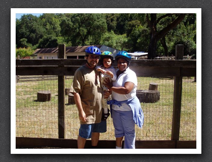 Family snaphot at Rancho San Antonio