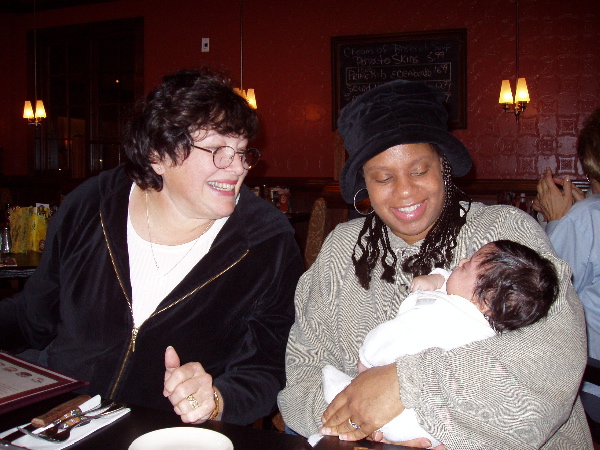 Nanna and Mommy with Kayla