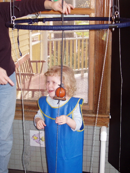 Rachel in the Amazing Soap Bubble Chamber