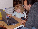 Rachel Gives Uncle Dave a Computer Lesson