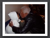 Grandpa kiss