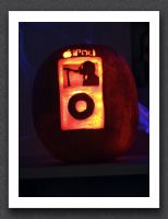 iPod Pumpkin at Work