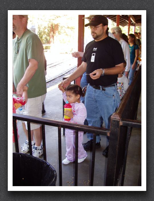 On line for the Billy Jones Wildcat Railroad