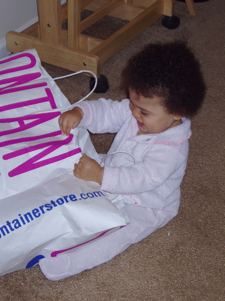 "I'm going to tear off little pieces of this bag until you tell me where they are."