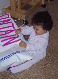 "I'm going to tear off little pieces of this bag until you tell me where they are."