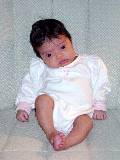 "Dave, you take that baby off the chair right now! I don't want her to fall over!" ("Yes, Dear...")